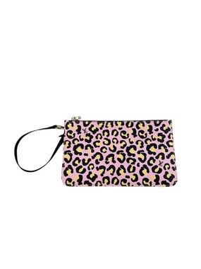 Louis Vuitton Wild At Heart Neverfull MM Pouch in Pink Leopard Print